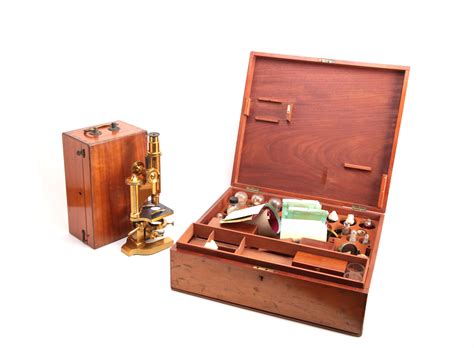 Bonhams A Late 19th Century R And J Beck Brass Monocular Compound Microscope R And J Beck London