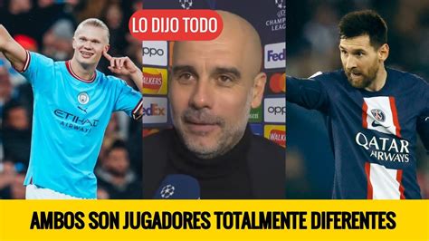 GUARDIOLA CONFIESA SI SACÓ A HAALAND PARA QUE NO SUPERARÁ EL RÉCORD DE