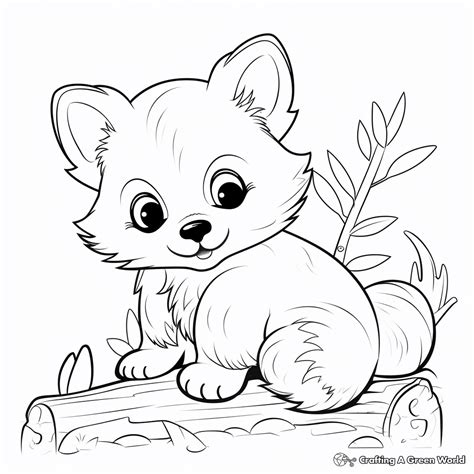 Red Panda Coloring Pages - Free & Printable!