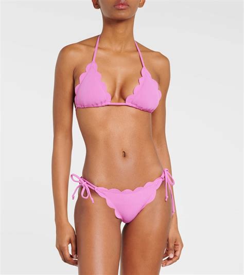 Marysia Broadway Scalloped Triangle Bikini Top Marysia