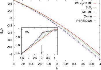 Color Online The Ground State Energy Density And The Magnetization