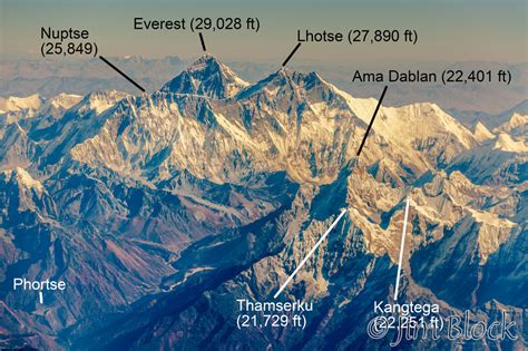 Himalayan Mountains Of Nepal Jim Block Photography