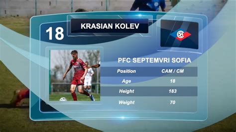 Krasian Kolev Pfc Septemvri Skills Goals Youtube