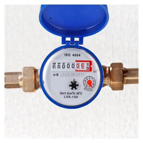 Cold Smart Water Meter Mechanical Rotary Wing E Type Precision Digital