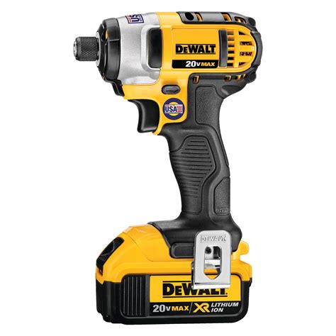 DeWALT® DCF885M2 - Cordless 20 V Li-ion 4.0 Ah Mid-Handle Screwdriver ...