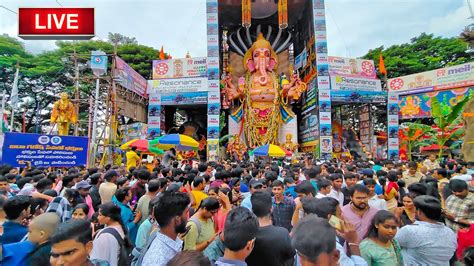 Khairatabad Ganesh Live Khairatabad Ganesh Idol 2023 Khairatabad