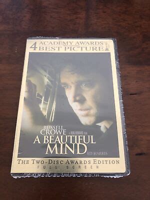 A Beautiful Mind DVD, 2002, 2-Disc Set, Russell Crowe Ed Harris BRAND ...