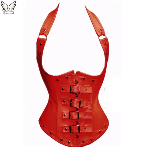 Leather Corset Underbust Corset Steampunk Waist Corsets And Bustiers