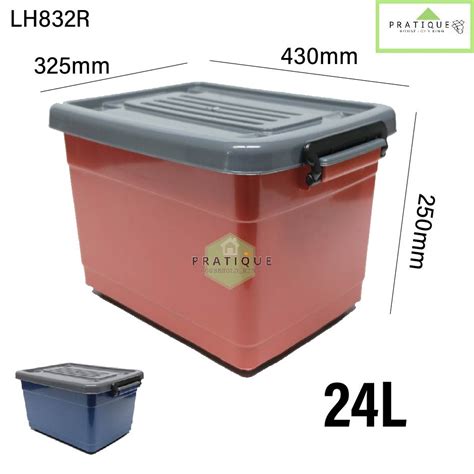 24 liter Storage Box With Wheel/ Storage Cabinet/ Kotak Simpanan ...