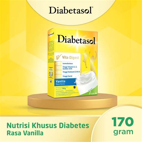 Jual Diabetasol G Susu Nutrisi Untuk Diabetes Shopee Indonesia