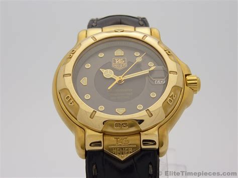 Tag Heuer Series K Gold Automatic Date Chronometer Mens Watch