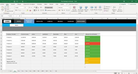 Plantilla Excel Para Calcular El Precio De Venta De Tus Productos 97370