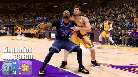 NBAMemphis Grizzlies Vs Los Angels LakersOffseason 2023NBA2K23