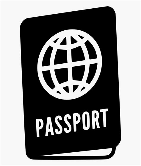 Passport Clipart Black And White