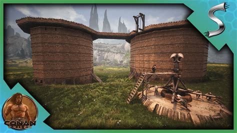 The New Base Workshop And Raiding The Northern City Conan Exiles Full Release Gameplay E20