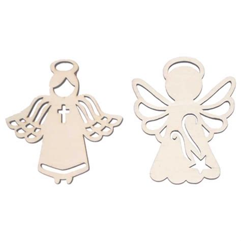 Siluetas Angelitos De Navidad Set 6 Unidades SeComoComprar