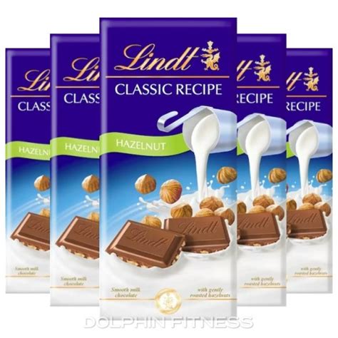 Lindt Classic Recipe Hazelnut Chocolate Bar 18 X 125g