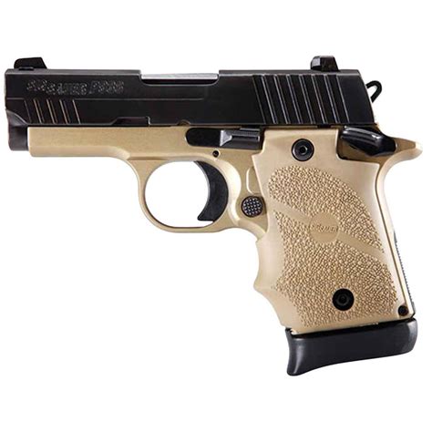 Sig Sauer P938 Combat 9mm Luger 3in Black Pistol 71 Rounds Tan