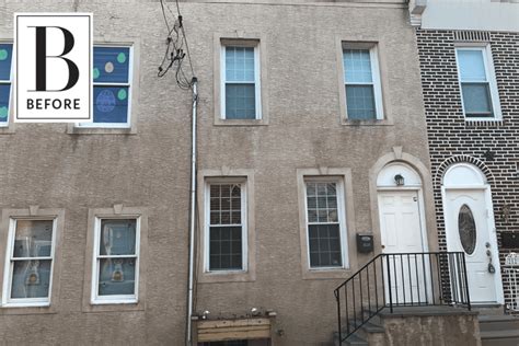 Before After Replacing A Stucco Exterior Apartment Therapy