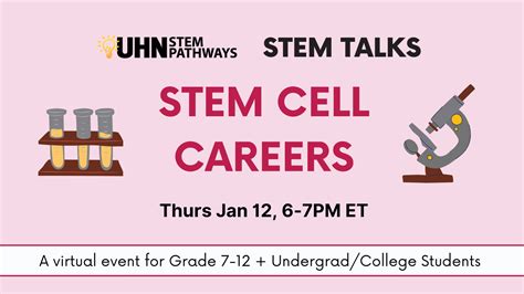 Stem Talks Stem Cell Careers — Uhn Stem Pathways