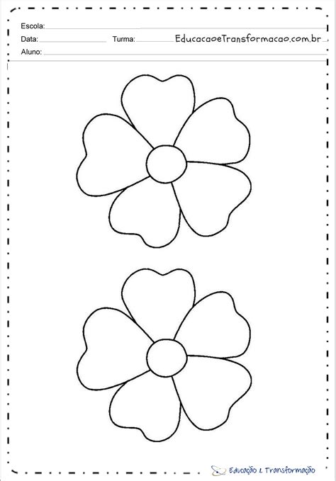 Molde De Flores De Eva Para Imprimir Flores De Papel