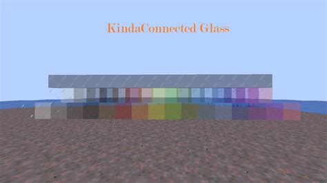 KindaConnected Glass Minecraft Resource Pack