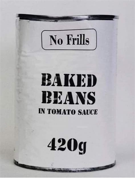 No Frills Baked Beans In Tomato Sauce