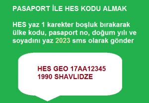 HES KODU NASIL ALINIR HES KODU SORGULAMA SMS İLE HES KODU ALMA