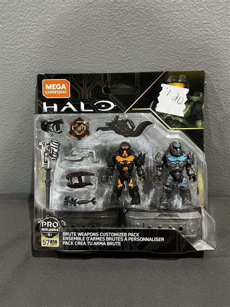 Halo Mega Construx Brute Weapons Customizer Pack 57 Pieces Dxr57 2019