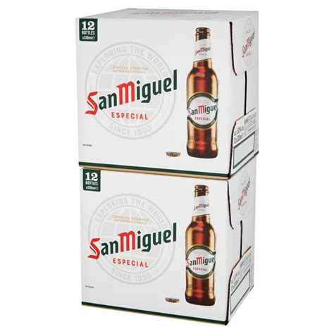 San Miguel Premium Lager Beer 12 X 330ml Bottles Bb Foodservice