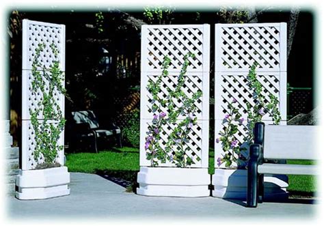 Privacy Trellis Screening Vinyl Portable Screens By Sdm Inc