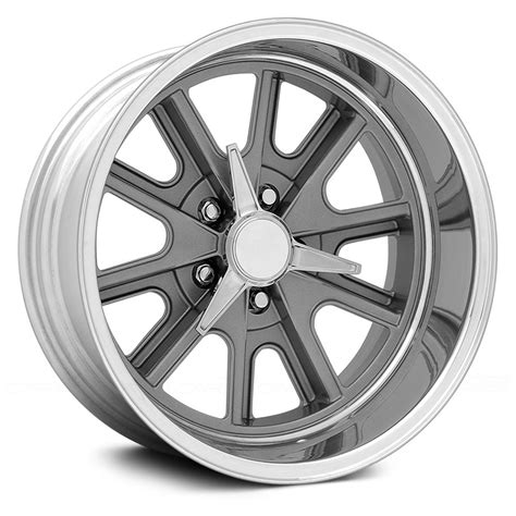 AMERICAN RACING SHELBY COBRA Wheels Vintage Silver Center With