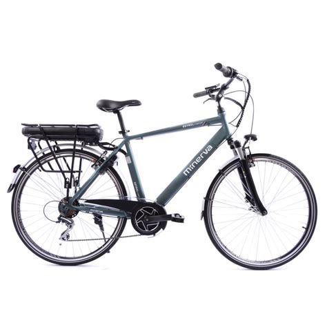 Elektrische Fiets Minerva Estrel Middenmotor Groen Heren Auto Be