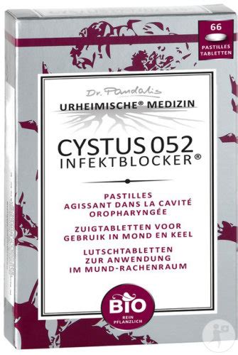 Dr Pandalis Cystus Infektionsblock Halspastillen Bio St Ck