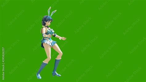 Animation Dancing Cartoon Anime Girls Girl In The Style Of Anime Dancing High Quality Seamless