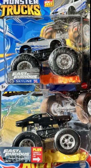 Hot Wheels Monster Trucks Fast And Furious Nissan Skyline Gtr Dodge