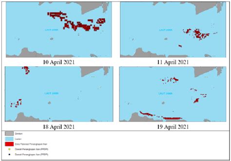 potential fishing zones april   scientific diagram