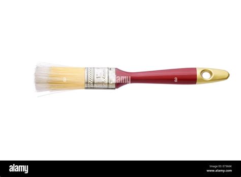 Paint Brush Isolated On White Stock Photo Alamy