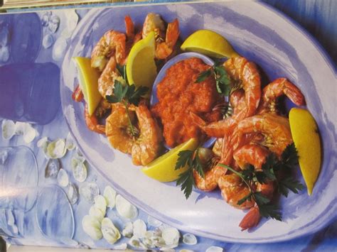 Tiger Prawns With Romesco Sauce Direct Seafood O Connor Perth Wa