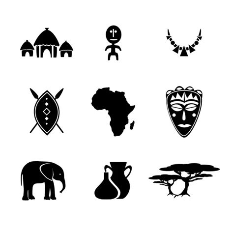 African village icon vector — Stock Vector © MrsWilkins #120205992