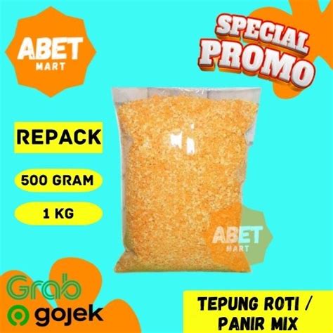 Jual Tepung Roti Mix 500 Gr 1 Kg Putih Orange 500gr Bread Crumbs