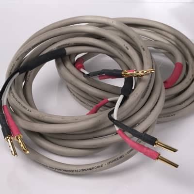 Nordost Super Flatline Speaker Banana Cable M Pair New Reverb