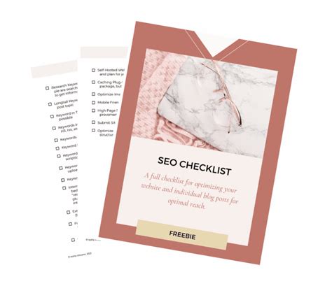 Seo Checklist For Influencers Free Download Livinglesh