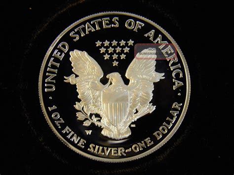 2004 W 1oz Fine Silver American Eagle Dollar Proof Coin 99