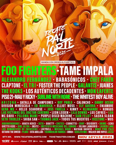 Chilango Ya Se Arm Revelan Cartel Del Festival Pal Norte