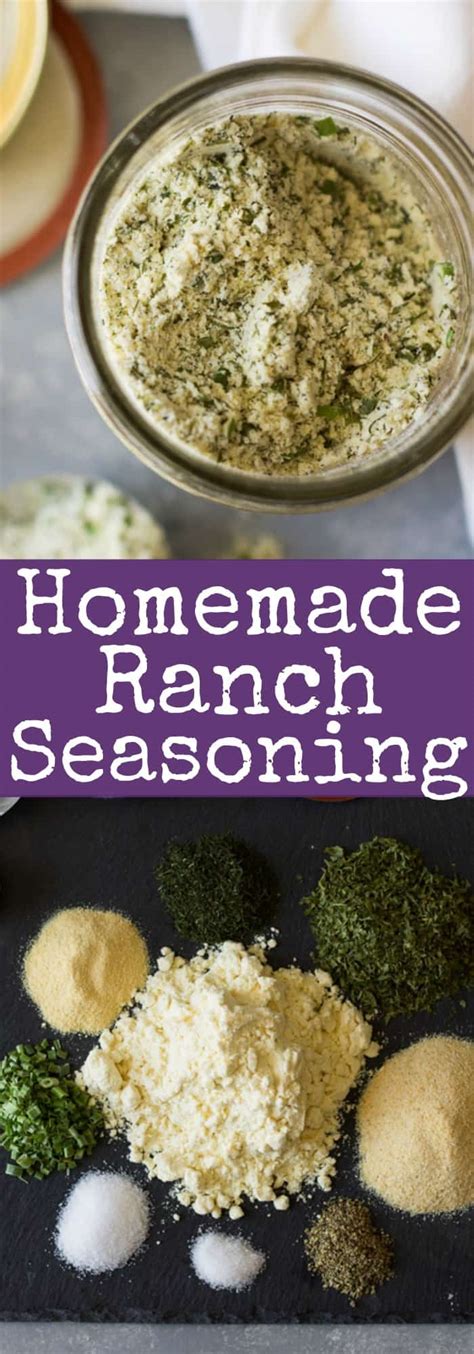 Homemade Ranch Seasoning Countryside Cravings