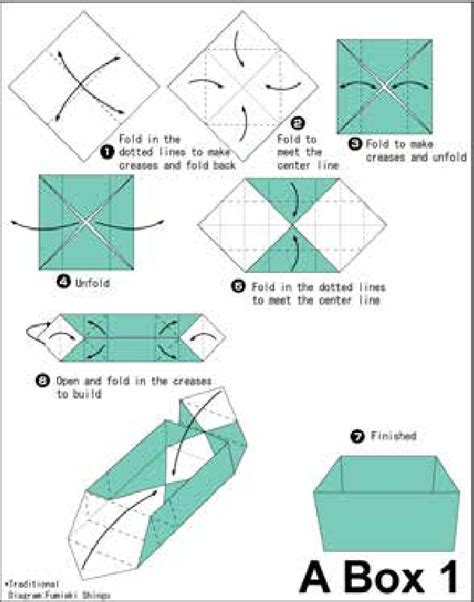 Instrucciones para el armado de origami de cubo [50]. | Download ...