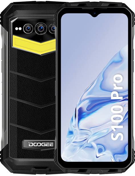 DOOGEE S100 Pro 12 256GB 6 58 120Hz Czarny Smartfon Niskie Ceny I