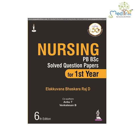 Buy Nursing Pb Bsc Solved Question Papers For 1st Year Medtree Co In