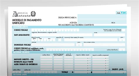 Modello F24 Istituito Il Codice Identificativo Dellaccollante